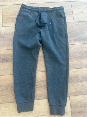 American Eagle Outfitters Charcoal Gray Men's Fleece Joggers